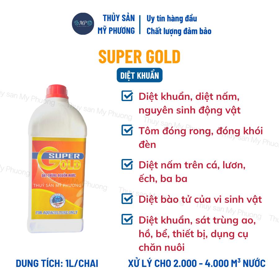 Sát khuẩn diệt nấm ghẻ đốm trắng đỏ chân sạch đen mang đóng rong khói đèn Super Gold bkc tôm thẻ cá lươn ếch ốc ba ba