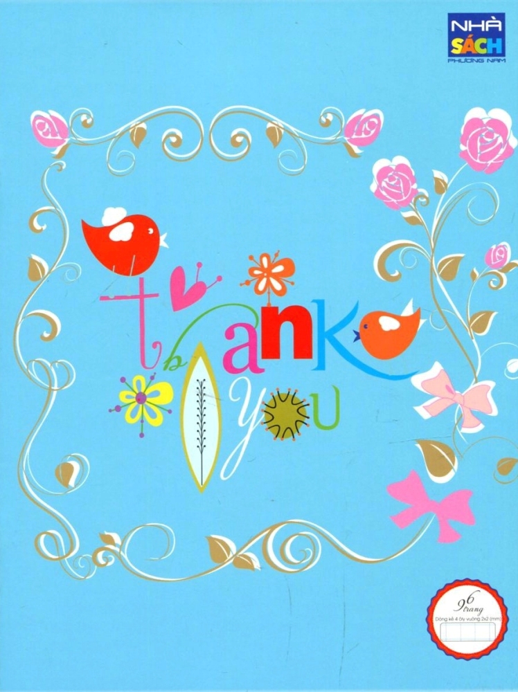 (Mua 10 Cuốn Tặng 3 Cuốn) Tập Pnc 96T Dl70 4Ôli - Thank You - Giao Mẫu Ngẫu Nhiên