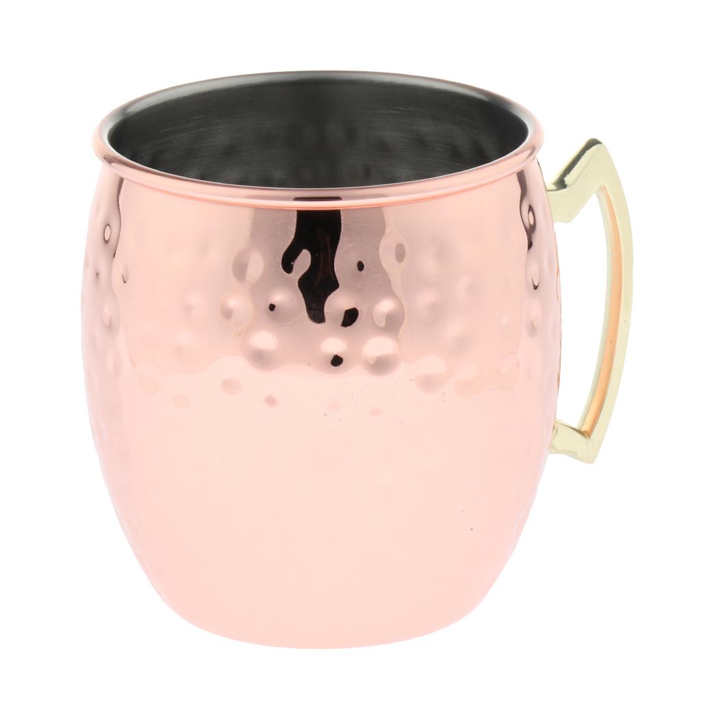 Moscow Mule Mugs Stainless Steel Mug, Drink Cup Perfect For Beer Free Gift