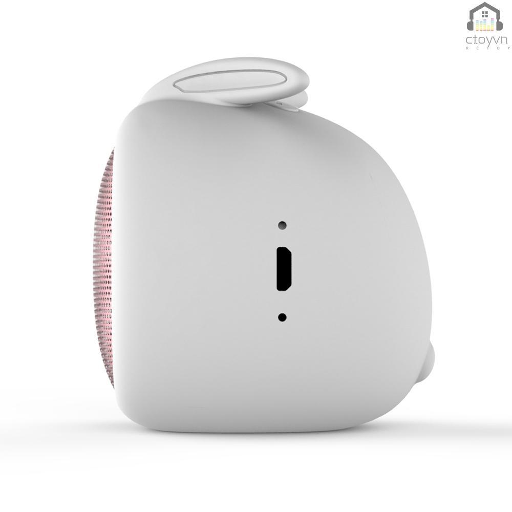 Loa Bluetooth mini hình thỏ dễ thương kèm mic cho điện thoại iPhone