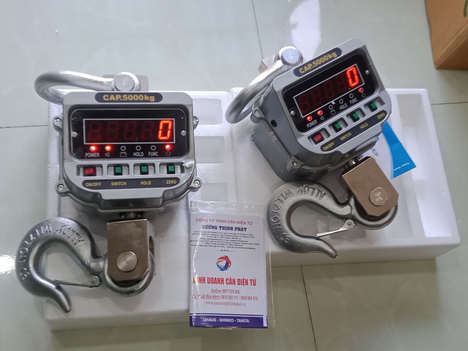 CÂN TREO ĐIỆN TỬ OCS BẠC - 3TẤN