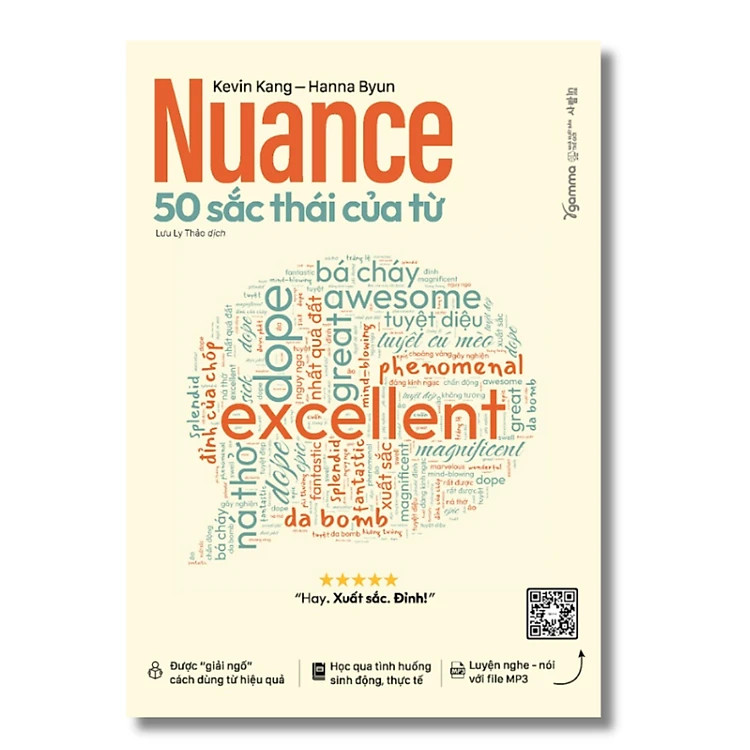 Nuance - 50 Sắc Thái Của Từ - Kevin Kang &amp; Hanna Byun - Lưu Ly Thảo dịch - (bìa mềm)