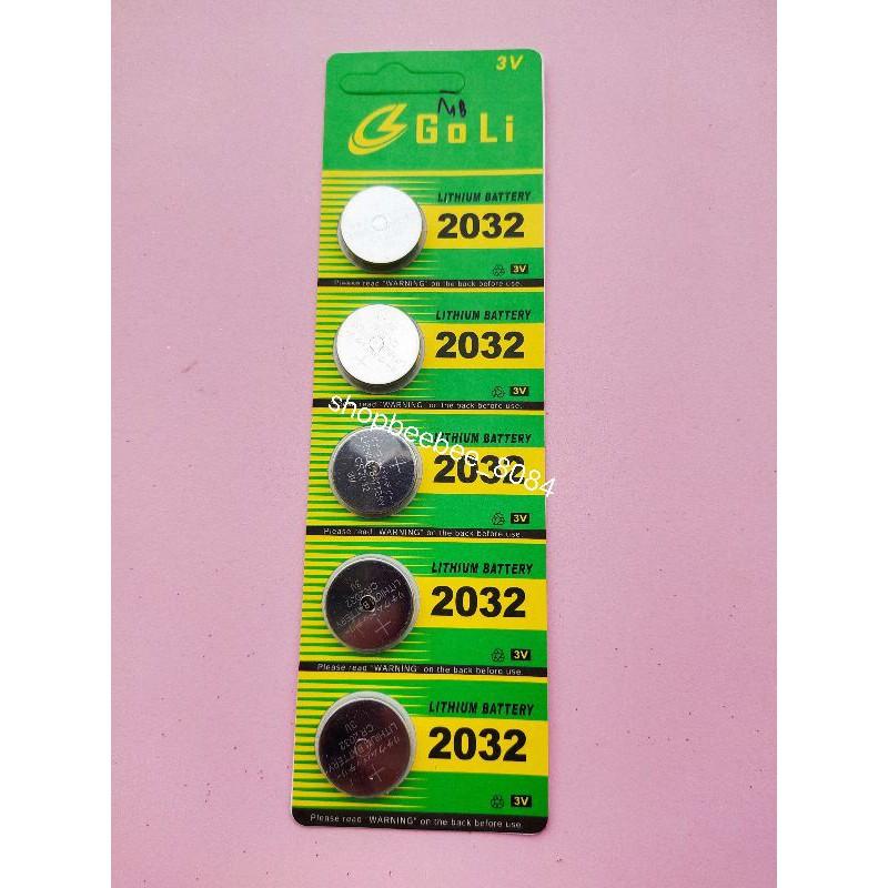 set 5 viên pin khuy pin cúc áo cr2032_ 2025_2016( 2 V