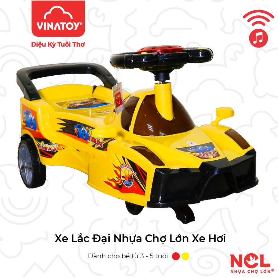 Xe Lắc Nhựa Chợ Lớn Xe Hơi - M1268-X3B