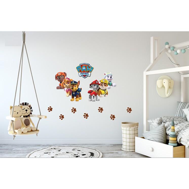 DECAL TRANG TRÍ PHÒNG BÉ ĐỘI CHÓ CỨU HỘ JAW PATROL SỐ 3