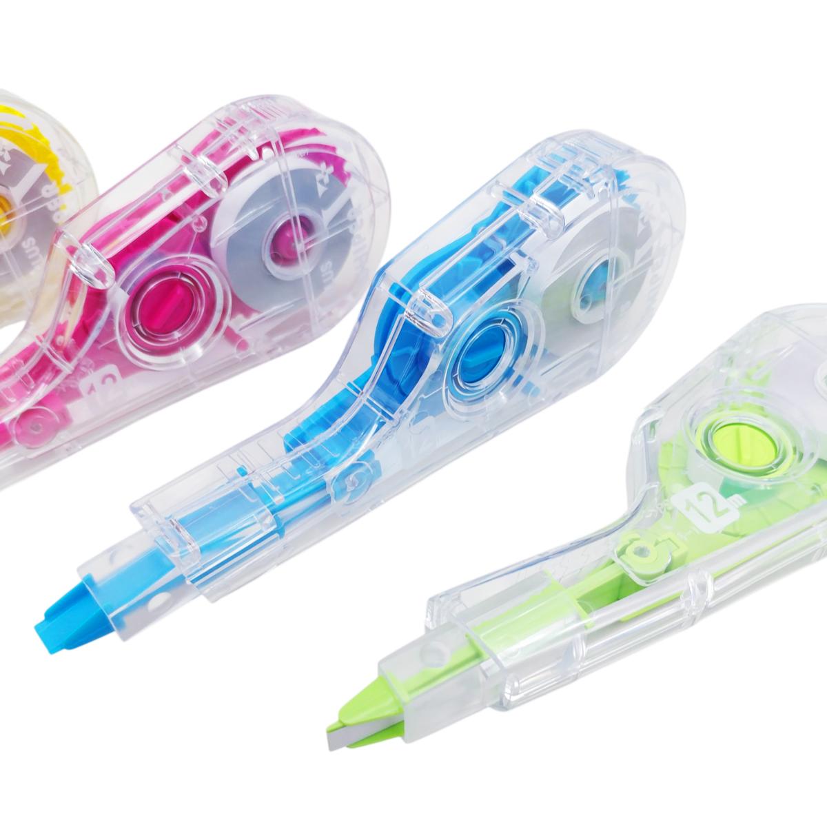 Băng Xóa Kéo Whiper - 5 mm x 12 m - Plus 100-V039 - Màu Xanh Dương