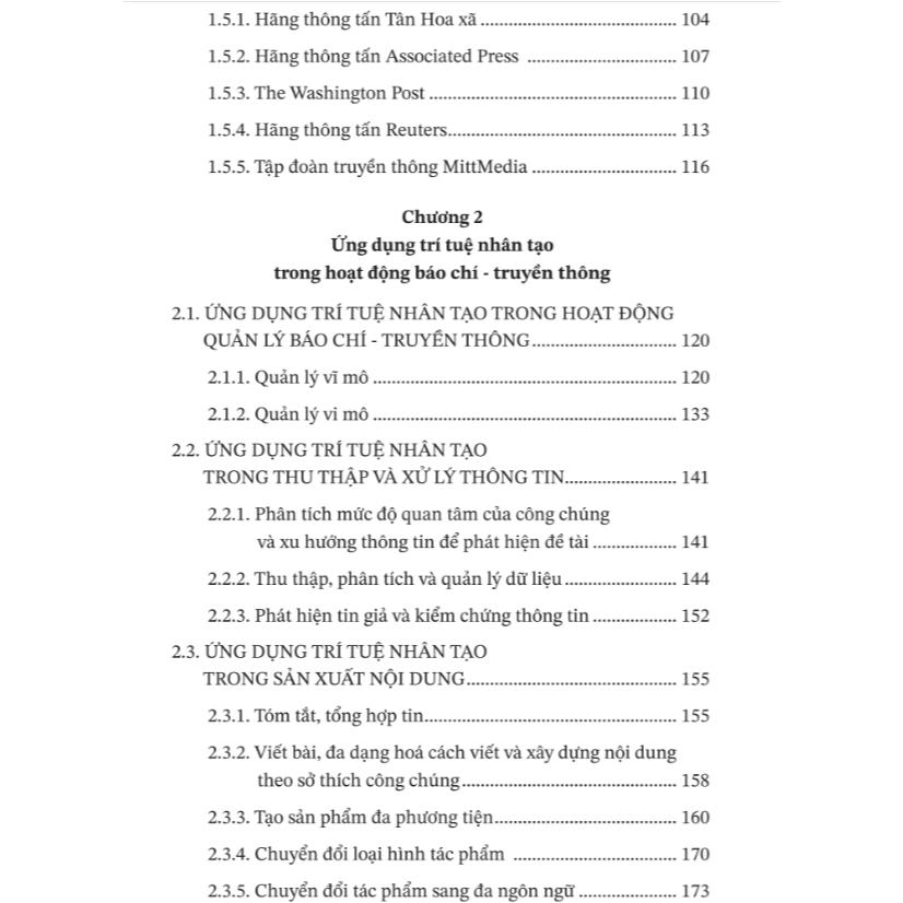 Trí tuệ nhân tạo trong hoạt động Báo chí - Truyền thông