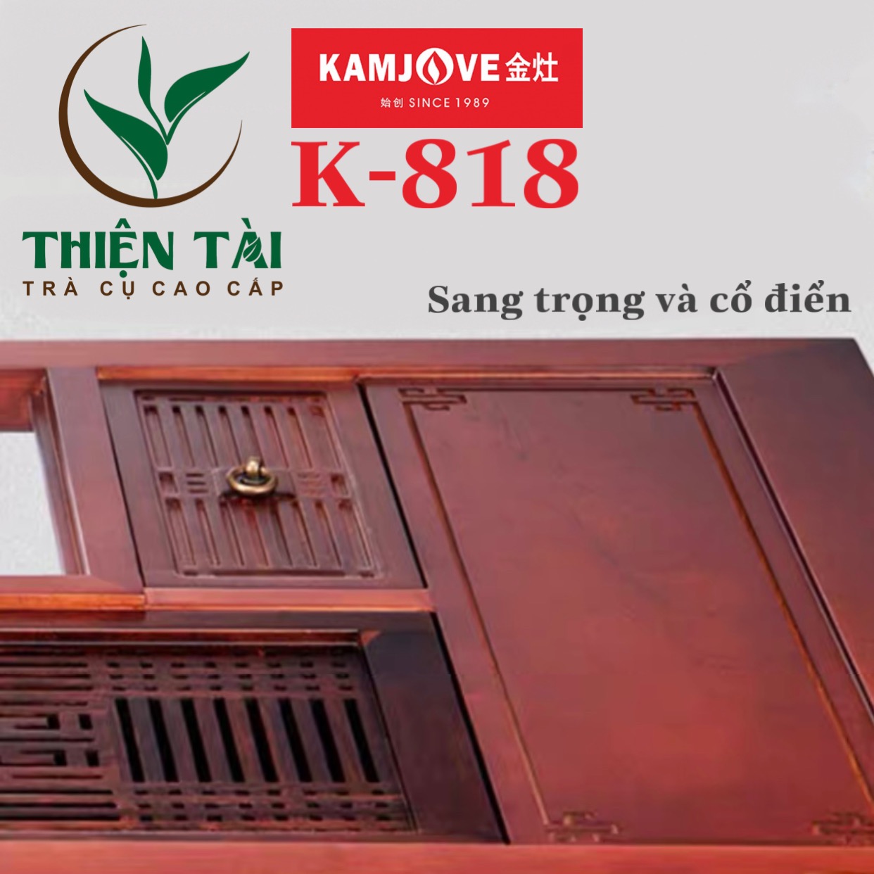 Bộ Bàn Trà Ấm Điện K-818