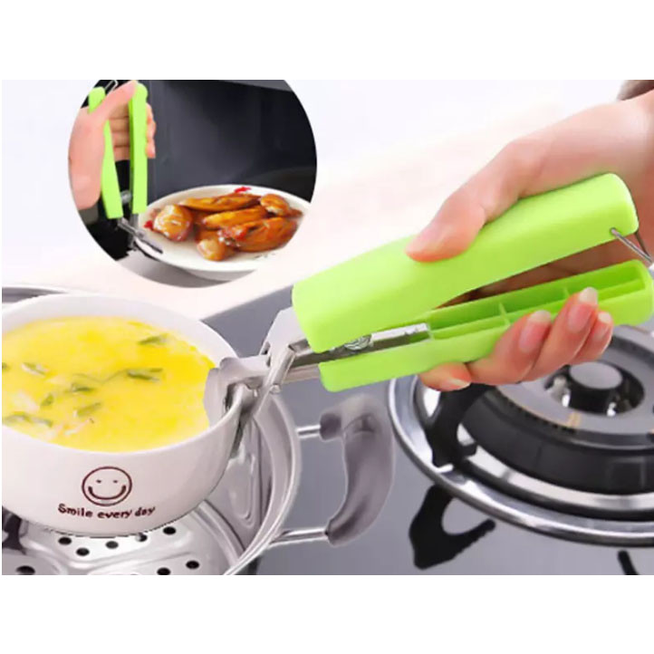 Dụng cụ kẹp gắp bát, đĩa, đồ nóng chống trượt chống bỏng
