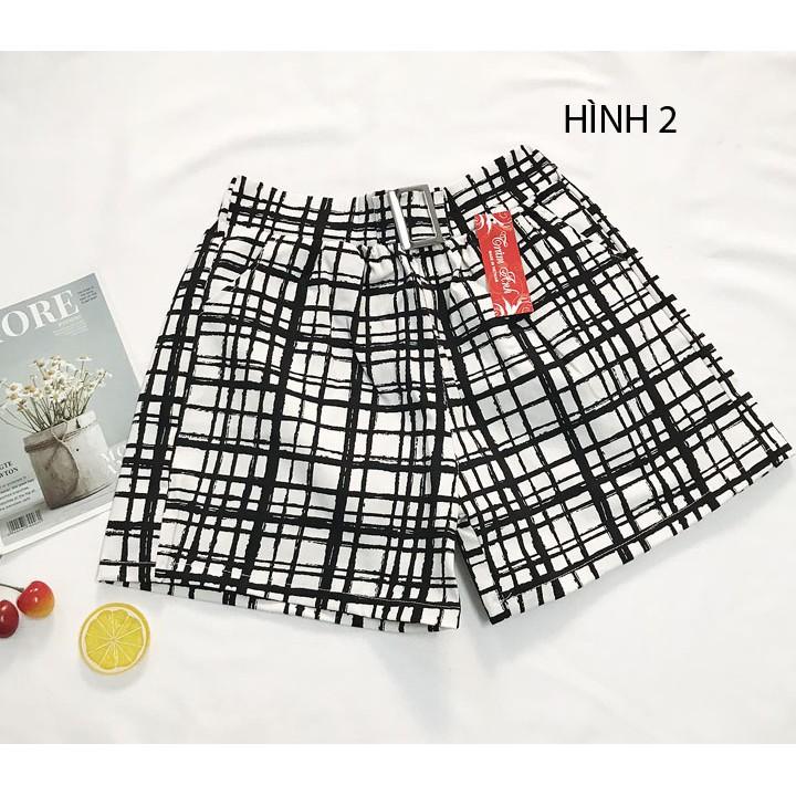 Quần đùi nữ freesize từ 45-50kg quần sọt nữ vải kaki thun - QU17