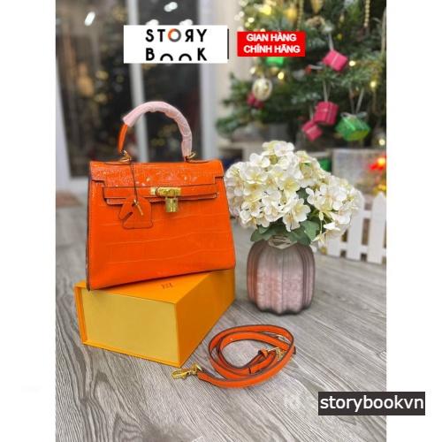 Túi xách tay dáng h.m size 19, 21 ,25 túi đeo chéo nữ tặng kèm khăn full box cực xinh