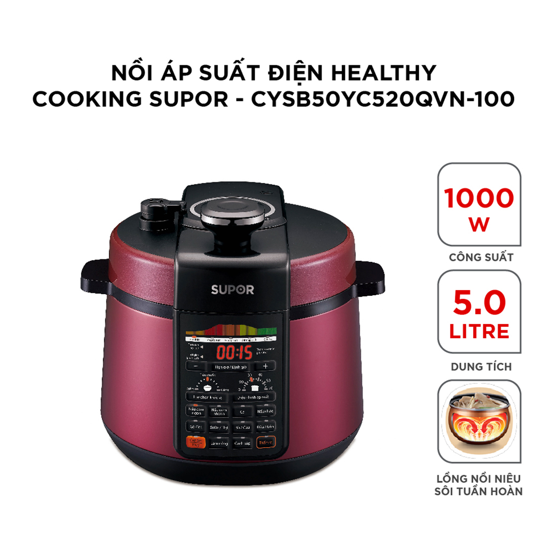 Nồi Áp Suất Điện Tử Niêu CYSB50YC520QVN-100 - 5L-Hàng chính hãng