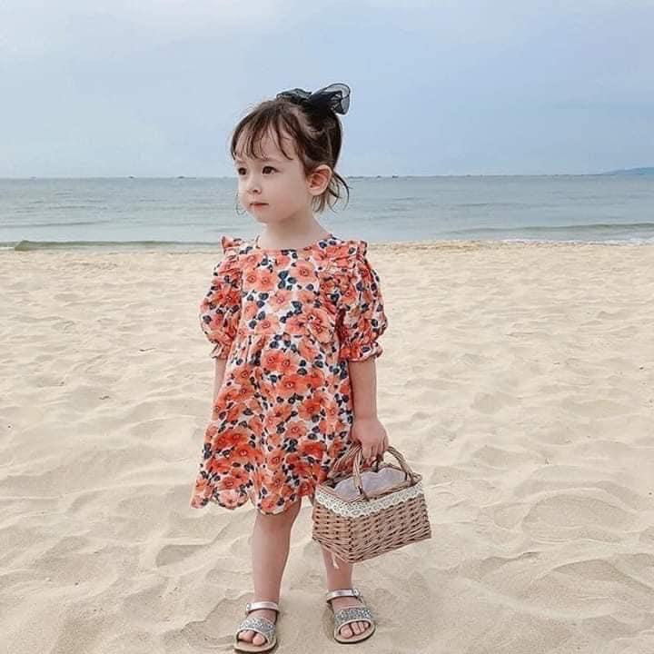 Váy bé gái đáng yêu - V-353,Size 4/5 (15kg-17kg)