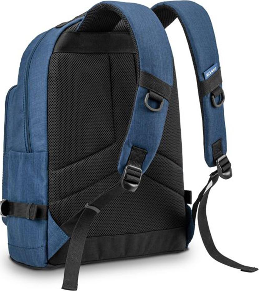 Balo laptop cao cấp 15.6 inch (Macbook 17inch) Mikkor The Eli Backpack chống thấm nước, ngăn đựng rộng rãi, ngăn đựng laptop riêng biệt, chống sốc, quai đeo vai được đệm foam PE dày êm thoải mái