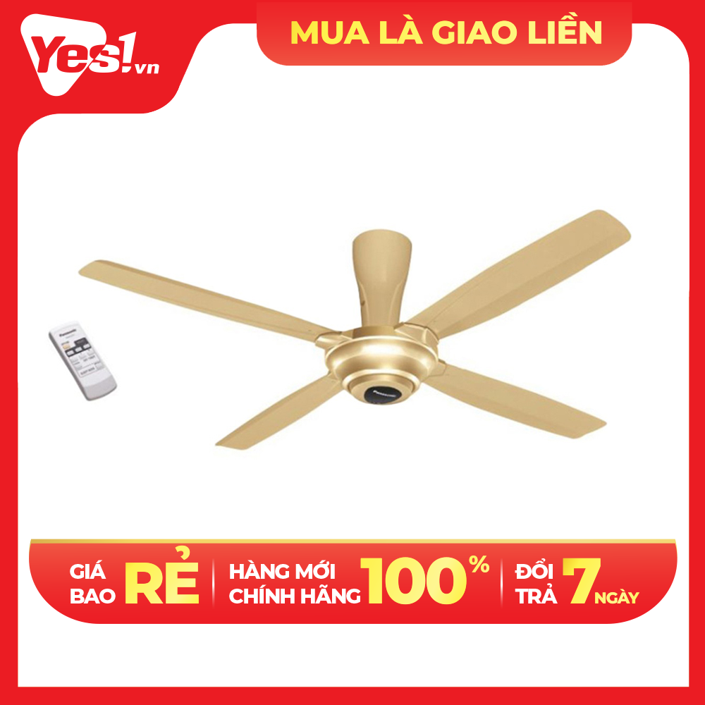 Quạt Trần Panasonic F-56MZG-GO – Vàng - Hàng chính hãng