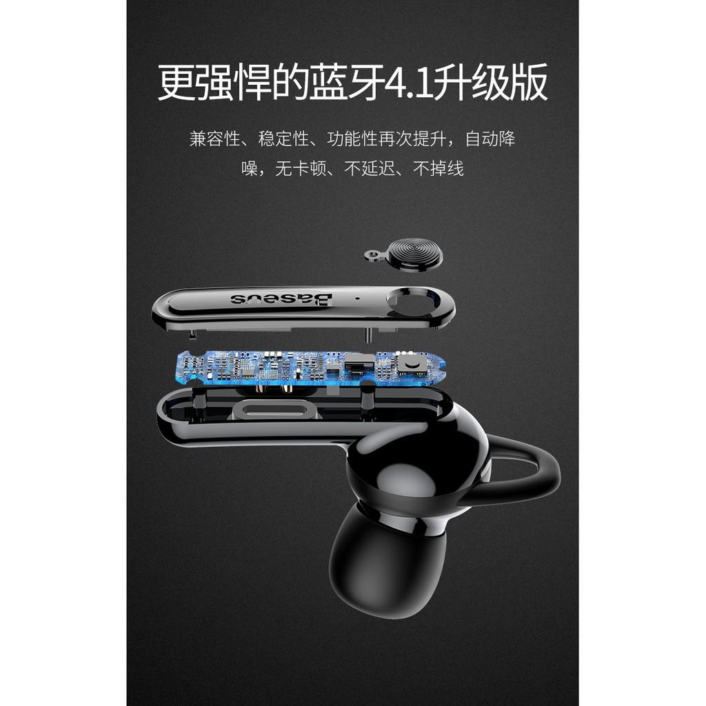 Tai nghe mini Magnetic Bluetooth kèm đế sạc từ USB hãng Baseus - Hàng Chính Hãng