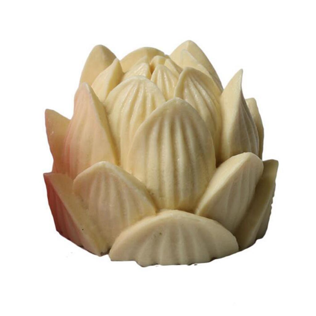 DIY Mould Silicone 3D Lotus Fondant Cake Mold Decorating Tools Sugarcraft