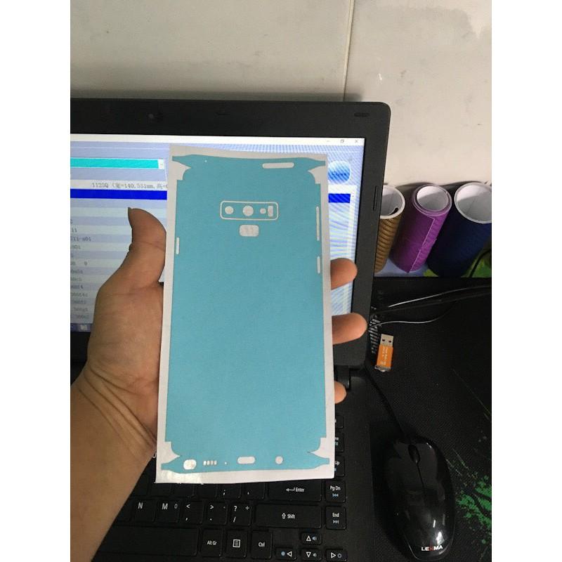 Miếng Dán Skin nhám Full viền dành cho Samsung Note 9 / Note 8 / Note 10 / chống trầy xước,chống bẩn mồ hôi, chống bẩn