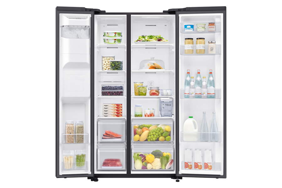Tủ Lạnh Samsung Side by Side với SpaceMax 635L màu Đen RS64R53012C/SV - Hàng chính hãng