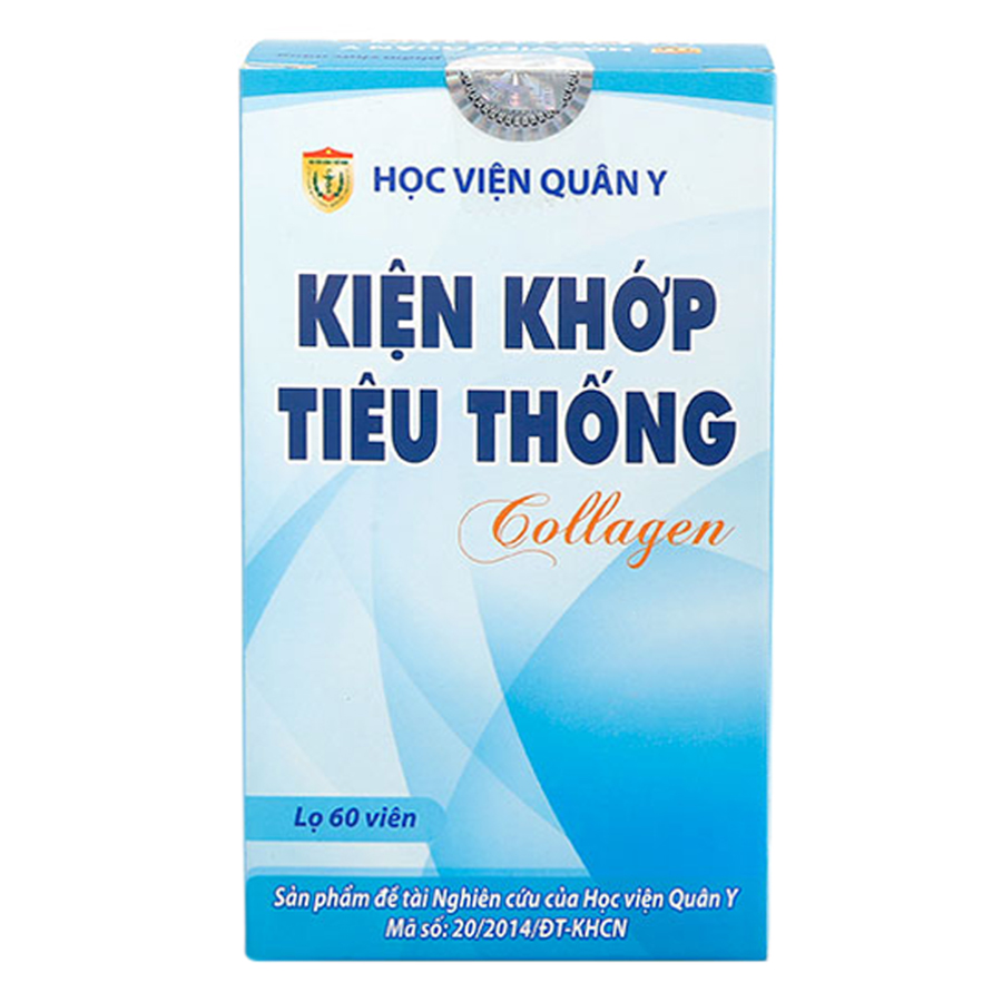 Thực Phẩm Bảo Vệ Sức Khỏe Kiện Khớp Tiêu Thống Collagen Học Viện Quân Y (Hộp 60 Viên)