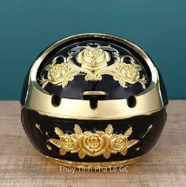 [KoSuyTu] GẠT TÀN TRÒN - Chất Liệu Hợp Kim Cao Cấp Ko Gỉ 10 x 9 CM - Có Nắp Đậy Sạch Sẽ – Thiết Kế Sang Trọng, Tinh Tế, Bền Đẹp Và Tiện Dụng