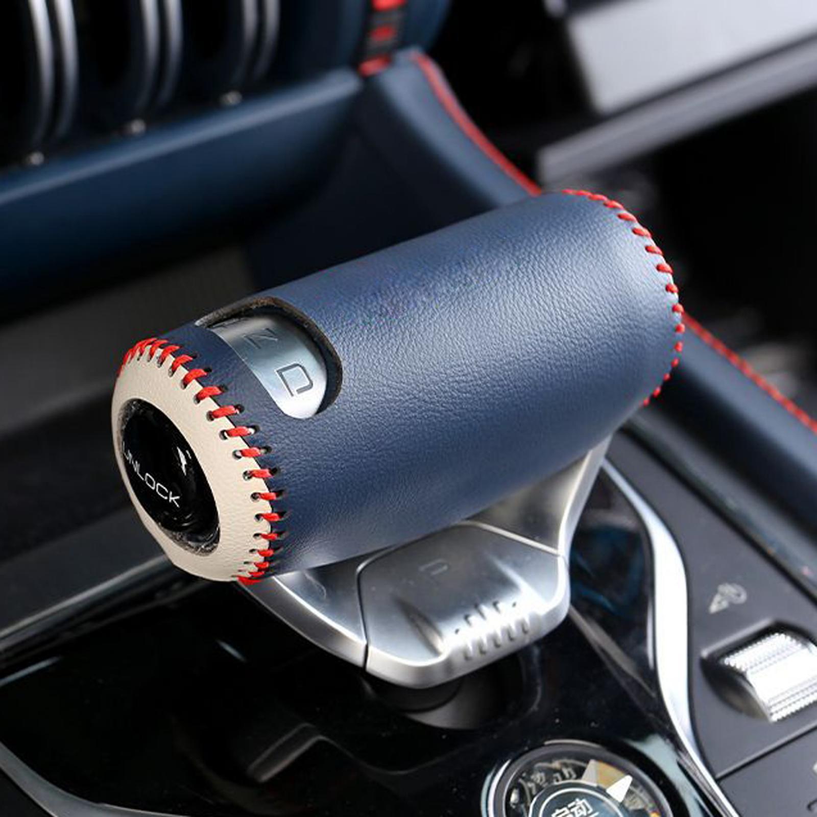 Car Gear Head  Knob  Cover PU Leather for Byd Atto 3 2022