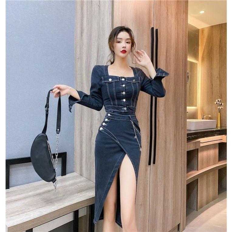 SÉT ĐẦM JEAN CAO CẤP