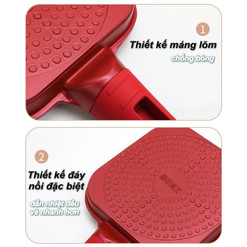 CHẢO CHỐNG DÍNH 4 Ô TRÒN KATA - Home and Garden