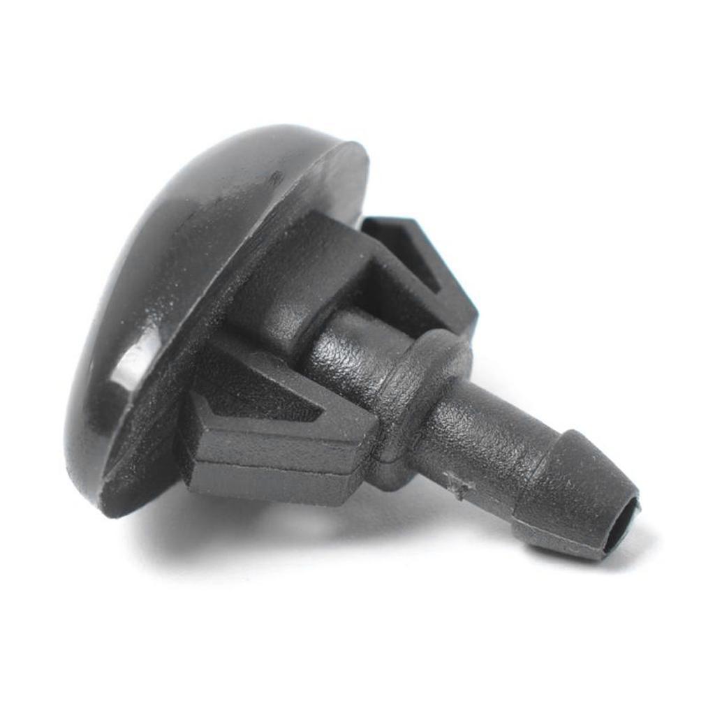 4x Black Windshield Wiper Water Spray Jet Washer Nozzles for Frontier