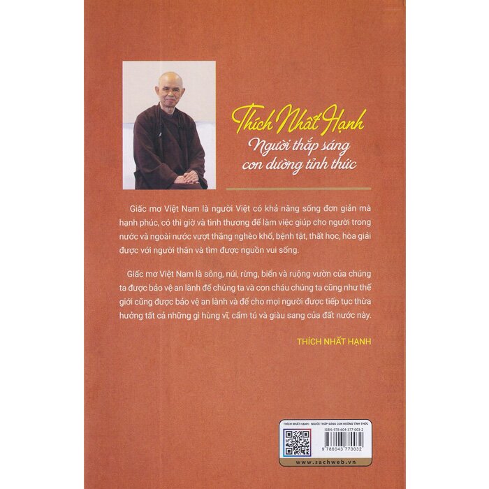 Sách Thích Nhất Hạnh - Người Thắp Sáng Con Đường Tỉnh Thức
