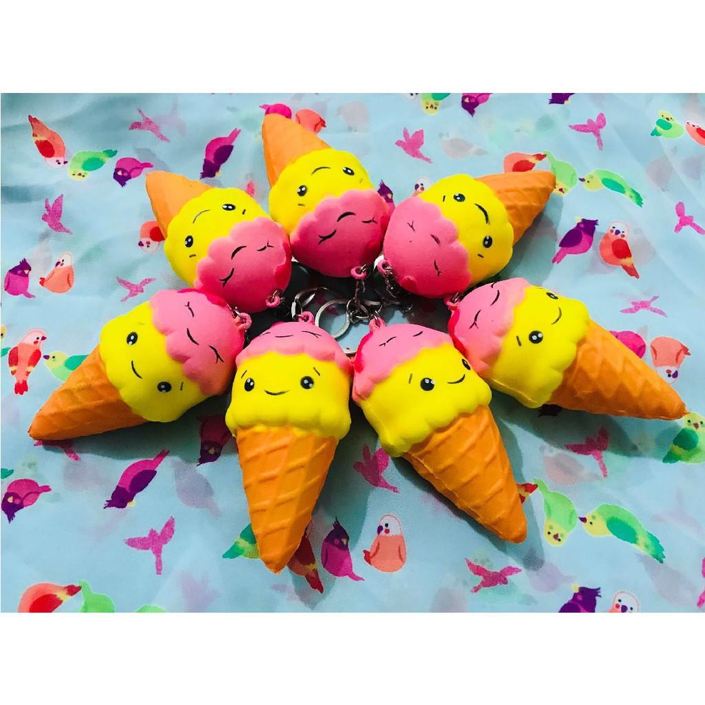 ( Ốc quế) ĐỒ CHƠI SQUISHY Ốc QuẾ CẢM XÚC  TẶNG KÈM MÓC KHÓA - thegioidochoi127 | squishyhaihuoc