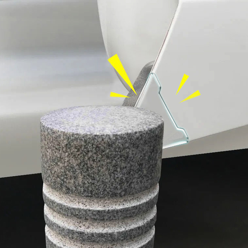 Bộ 02 Miếng Dán Sillicon Trong Suốt Chống Va Đập Trầy Xước Góc Cửa Xe Ô Tô cao cấp Bọc góc cửa lợi không đọng bùn