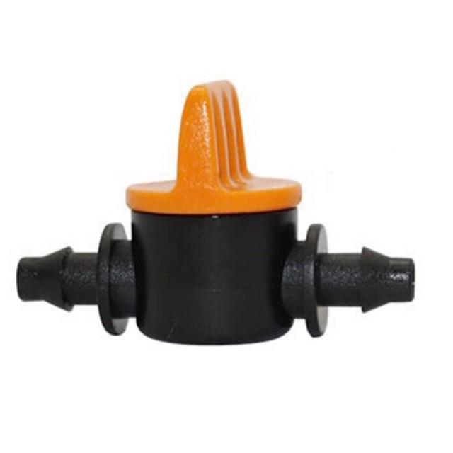 Combo 10 van khoá nối 2 đầu ống tưới 6mm