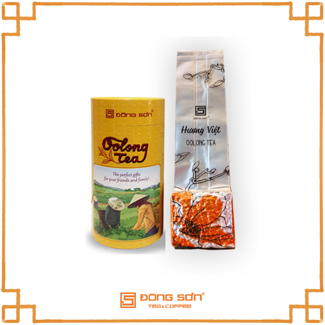 TRÀ Ô Long [ Hương Việt ] Hương vị nhẹ, thanh khiết - Gói 100gr - Đông Sơn