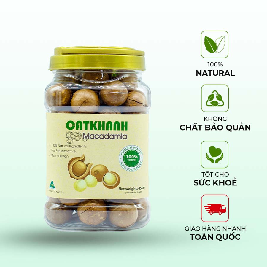 Hạt macca hủ 180gr Cát Khánh