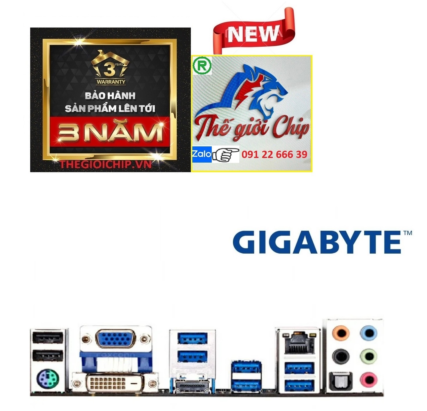 Bo Mạch Chủ (Mainboard) Gigabyte GA Z77X-D3H (DVI/HDMi/mSATA) HÀNG CHÍNH HÃNG