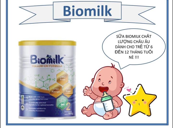 Sữa Biomilk Follow-On Formula Úc Dinh Dưỡng Cho Bé Từ 6-12 Tháng Tuổi