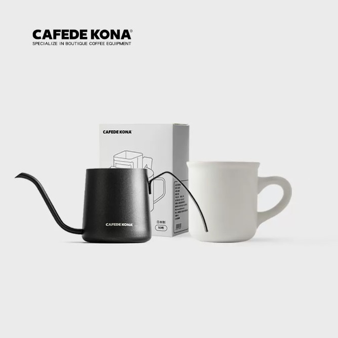 Combo pha cà phê phin giấy túi lọc Nhật Bản Cafede Kona S2