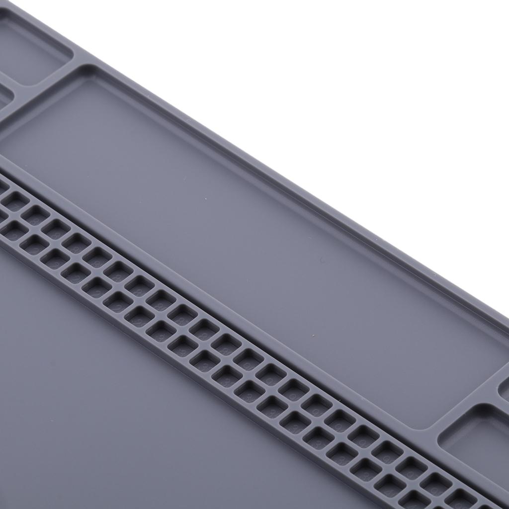 Heat Insulation Silicone Mat Repair Kit, Maintenance Platform Blue&Gray