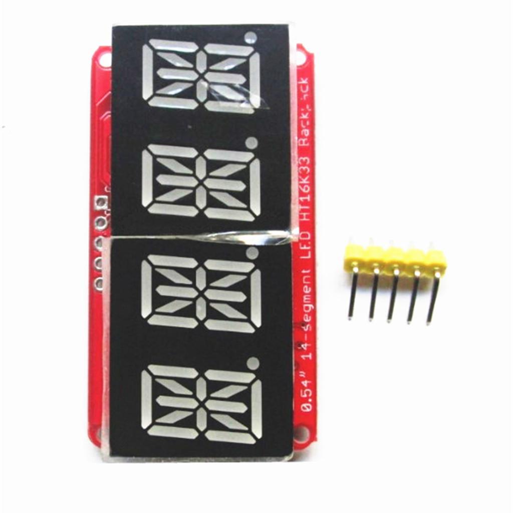 4 Pcs 4 Digit 0.54'' Digital Tube LED Display Module I2C Matrix for