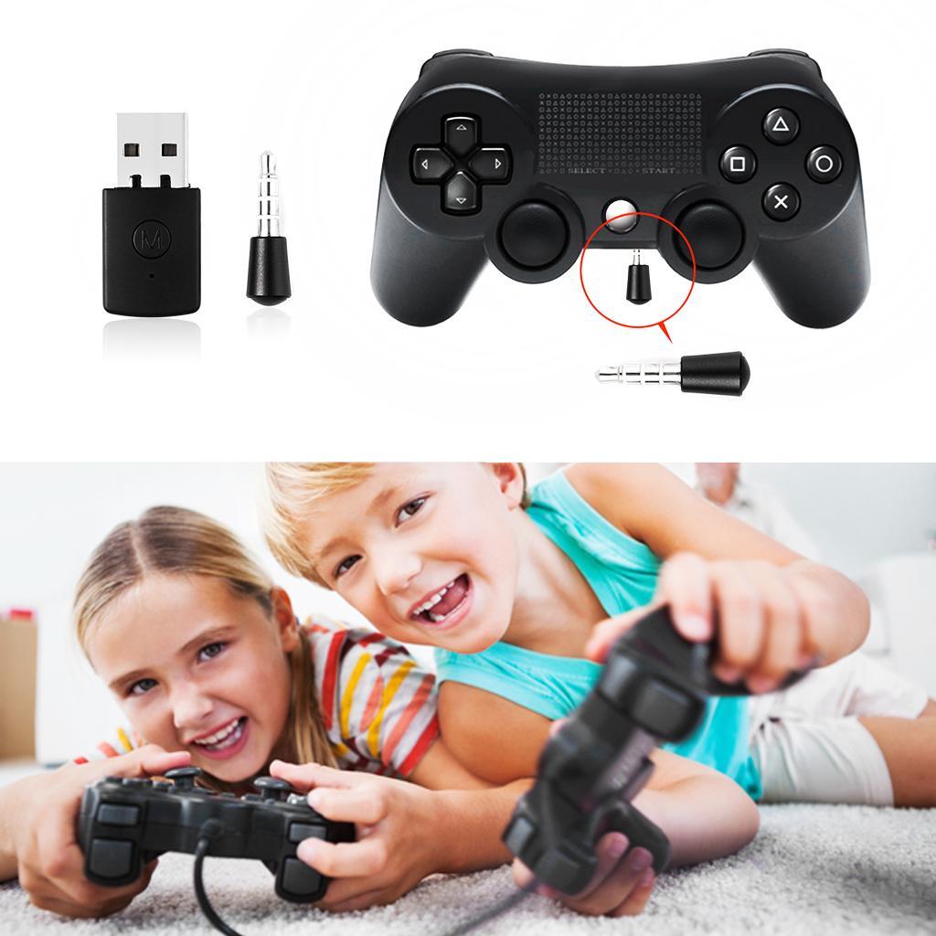 2x Wireless Adapter 4.0 +EDR Dongle Receiver USB Adapter for PS4