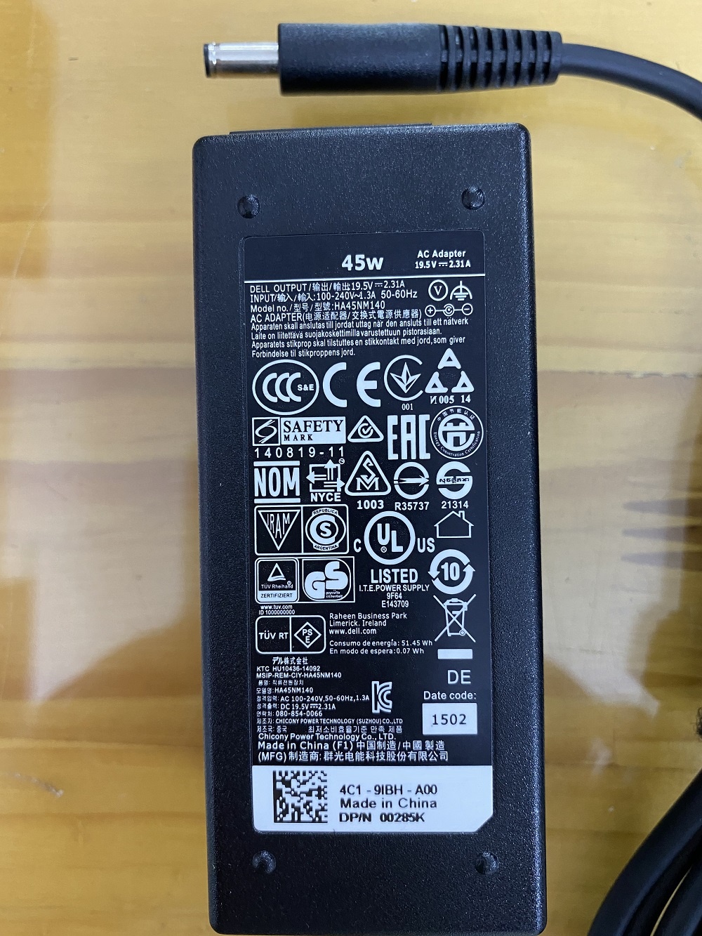 Sạc dành cho Laptop Dell XPS 12A P20S001, Dell XPS 12 9Q33 P20S002