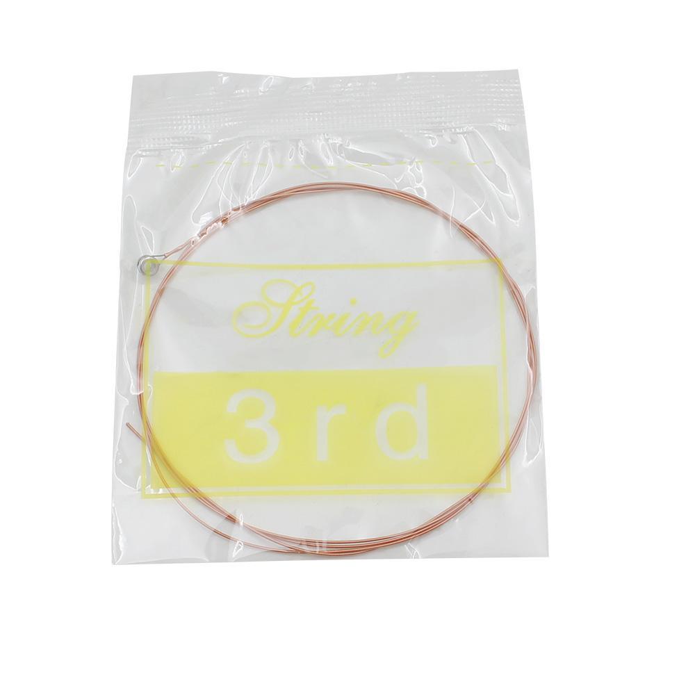 2X Portable 6 Pieces Replacement Guitar Strings Set for Acoustic Guitar Parts