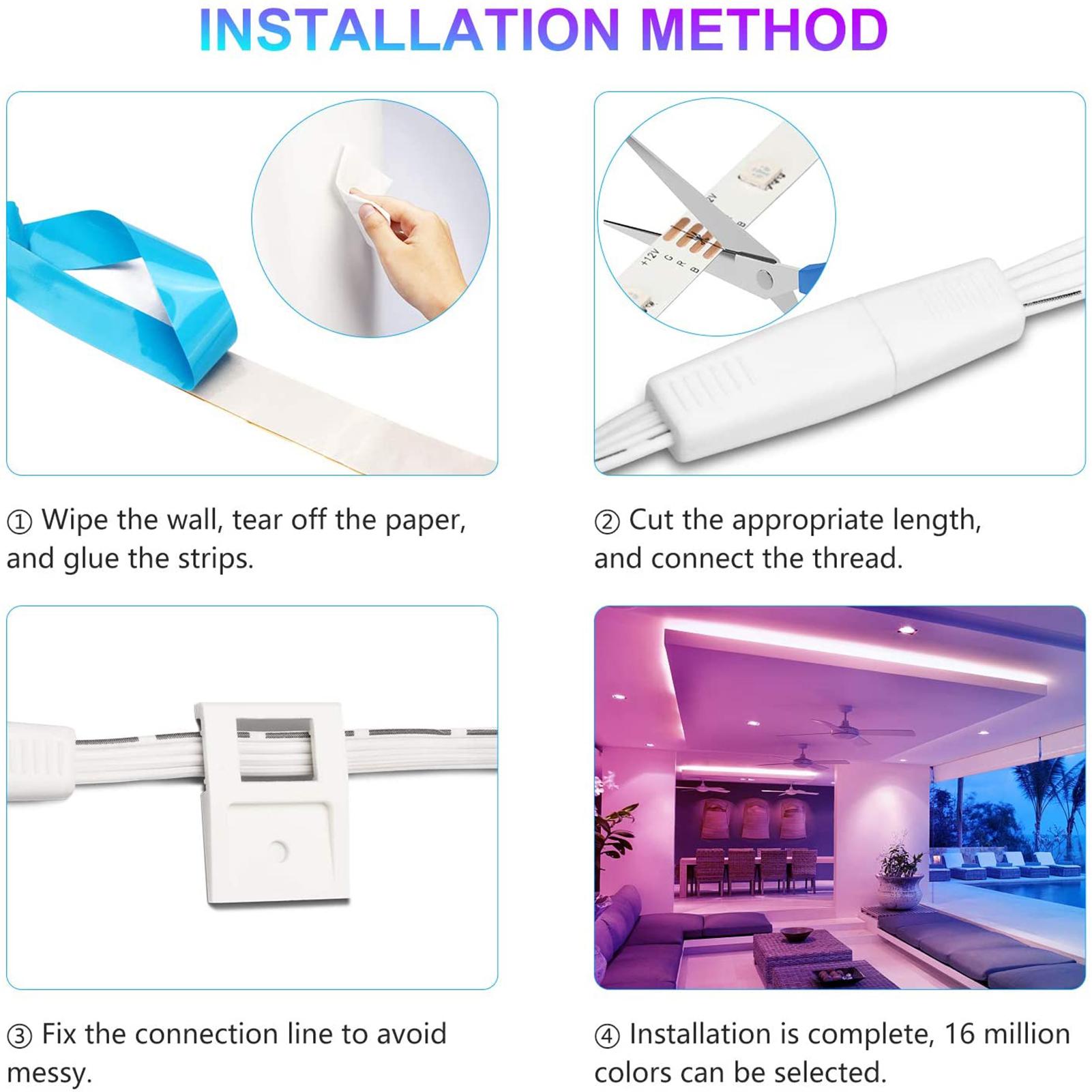Cuộn đèn LED đổi màu có điều khiển từ xa màu sắc RGB chống nươc IP4