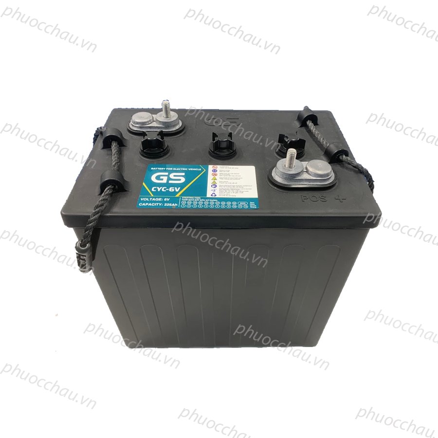 Ắc quy xe golf, ắc quy GS CYC-6V , ắc quy xe điện du lịch