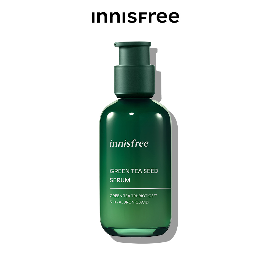 Tinh chất dưỡng ẩm cô đặc từ trà xanh và dầu hạt trà xanh tươi Jeju Innisfree The Green Tea Seed Serum 80ml - NEW