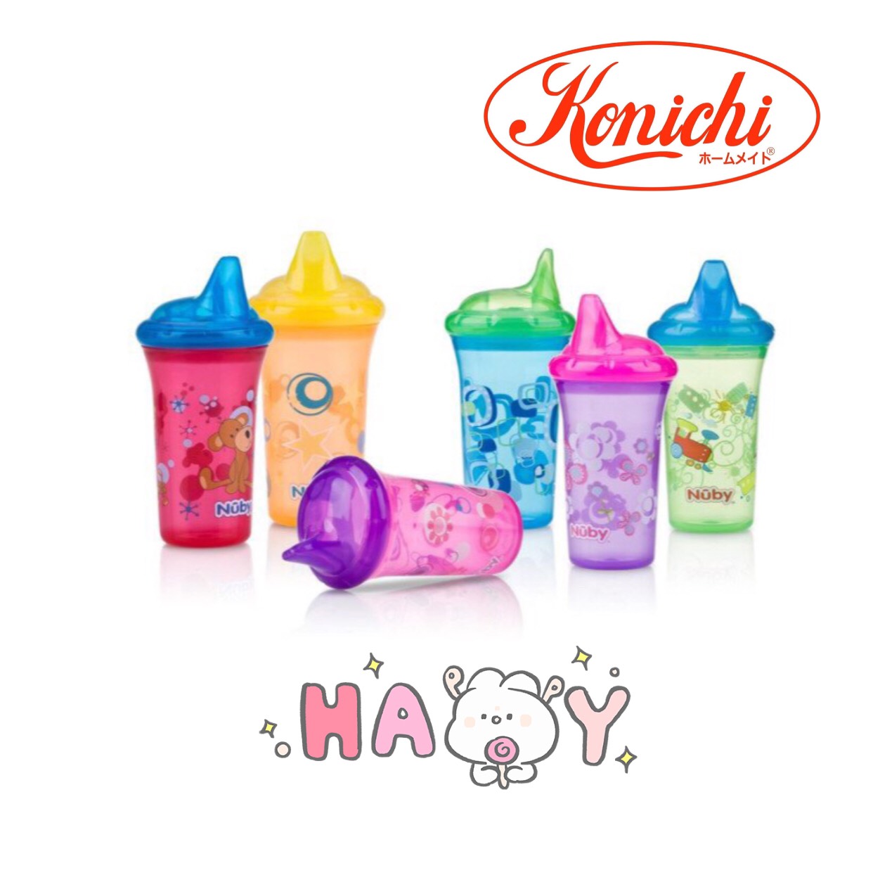 [ 813-Nuby ] Bình uống nước mỏ vịt, dung tích 266ml