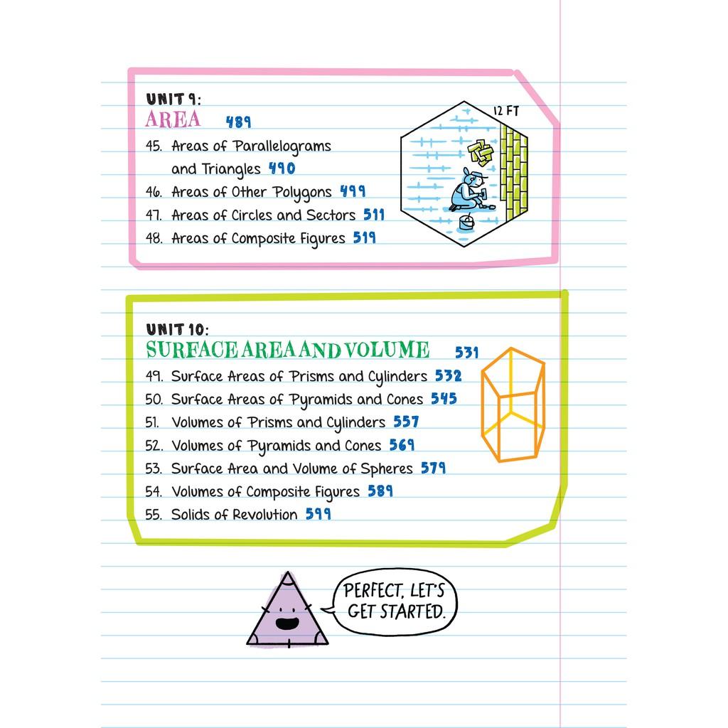 Sách Everything you need to ace geomistry and chemistry Sổ tay hình học, hóa học )