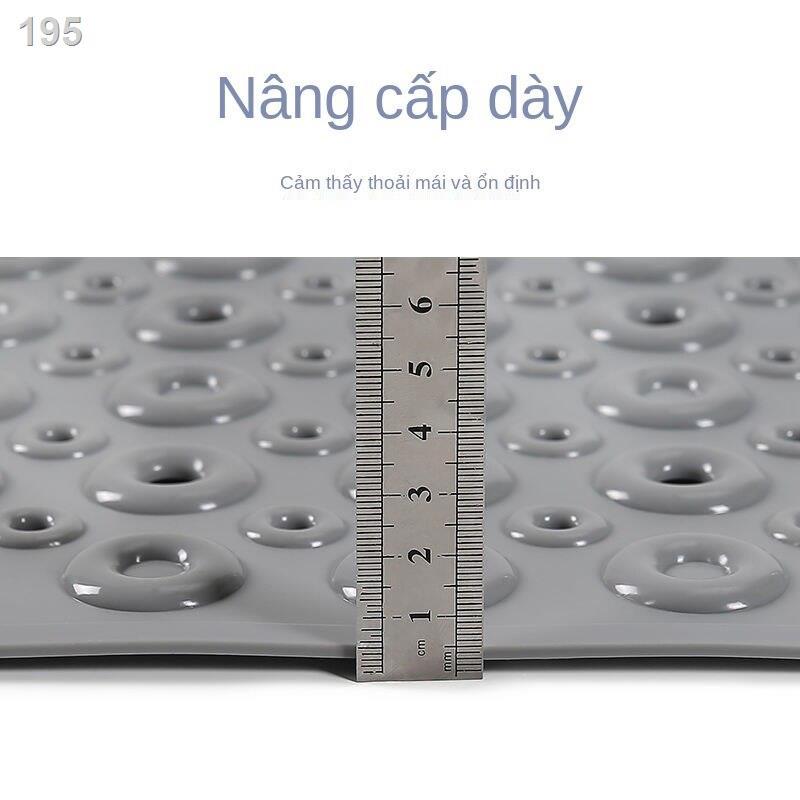 Thảm trải sàn nhà vệ sinh chống trượt lót chân ẩm dùng một lần bằng nhựa có cốc hút gia dụng không sợi tóc