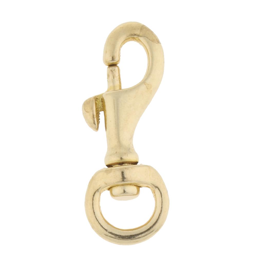 Brass Swivel Trigger Clip Lobster Clasp Keychain Dog Horse Snap Hook